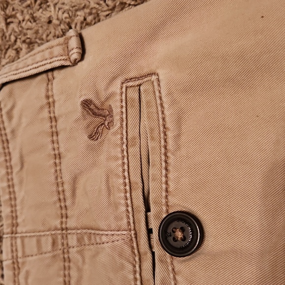 American Eagle Longer Length Khaki Shorts - Picture 5 of 5